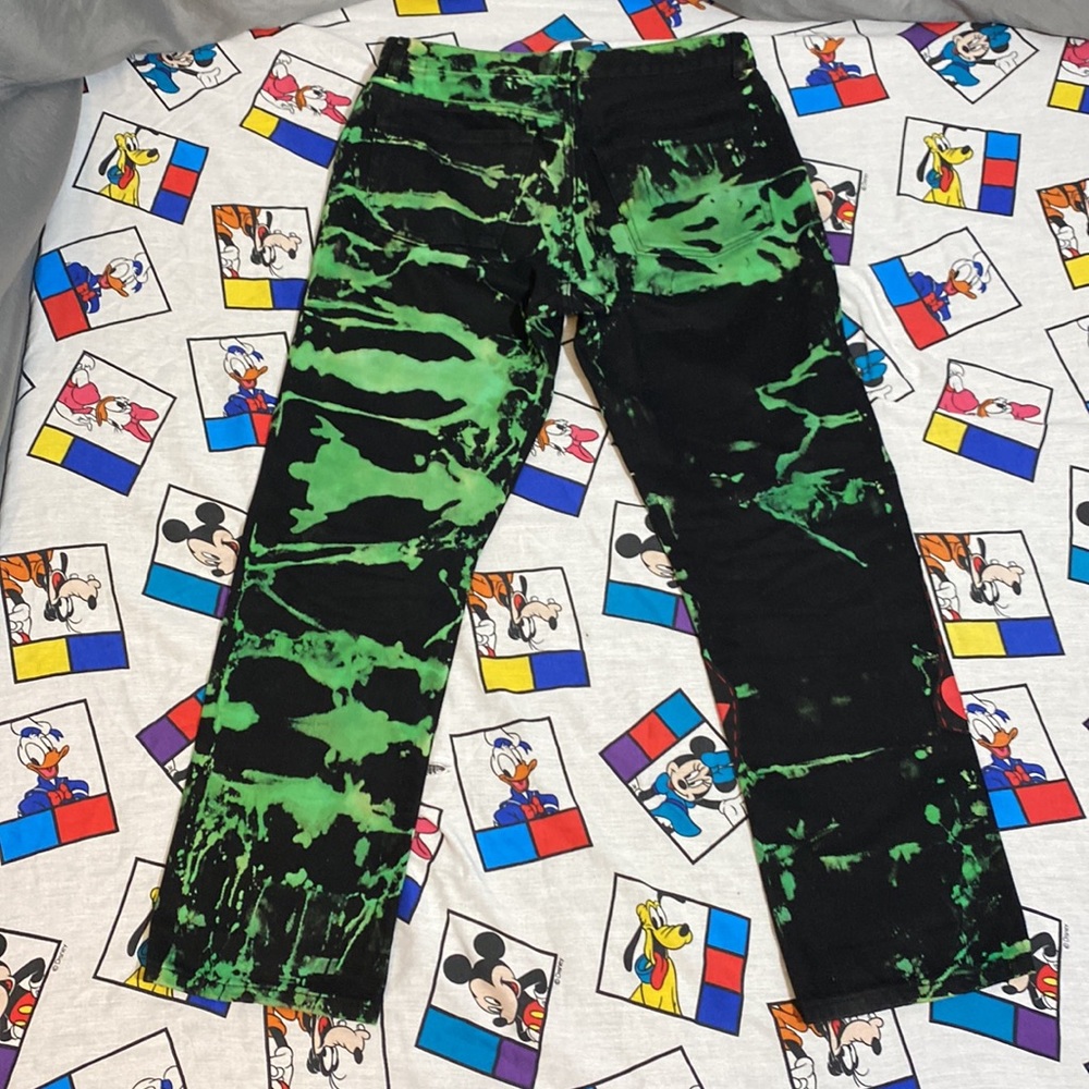 Patchwork Dyed Custom Jeans - image 4